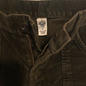 Prana corduroy dark green
